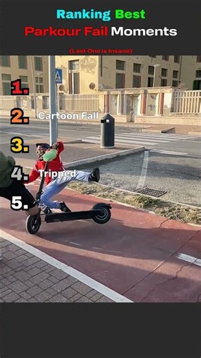 🤸😂 Ranking the BEST Parkour Fail Moments!
