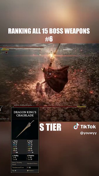 Ranking All 15 Remembrance Boss Weapons - Dragon King's Cragblade