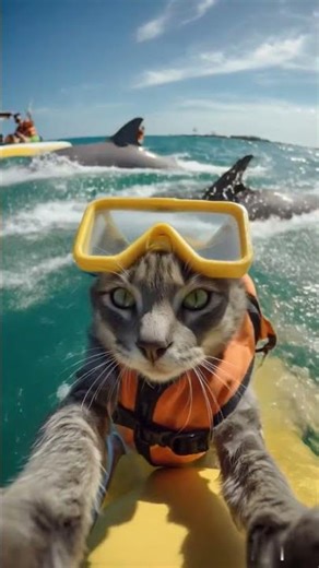 New Song Hindi | “Jab Billi Ne Dolphins Ke Saath Swimming Ki 😂🌊”