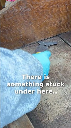 😱 Watch the full video linked below to see what I found! #furniturerestoration #antique