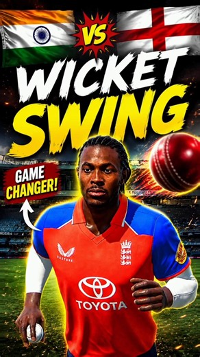 WICKET 🔥 JOFRA ARCHER 🆚 ABHISHEK 😱 SWING 🌀 IND VS ENG ⚔️ #shorts