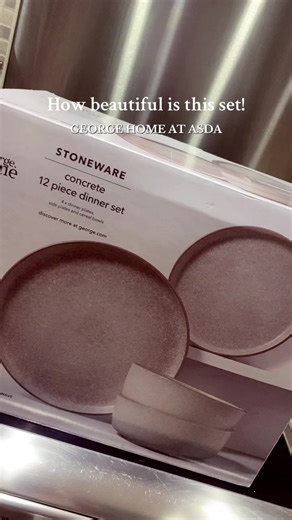 I’m sorry whaaaaaat?! this dinner set is £17 at @George At Asda it’s beautiful! #fyp #newyear #homewear #neutral #georgeatasdahome