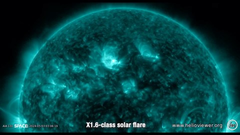 Sun Erupts With Powerful X1.6 And M4 Solar Flares