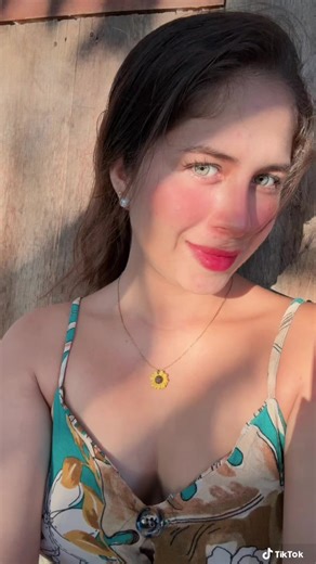 Floral Plunging Neckline Top Showcase