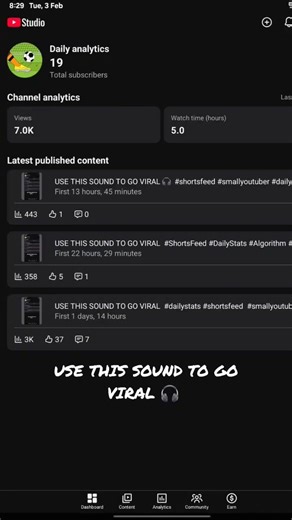 USE THIS SOUND TO GO VIRAL #ShortsFeed #Algorithm #ViralGrowth #GrowthJourney