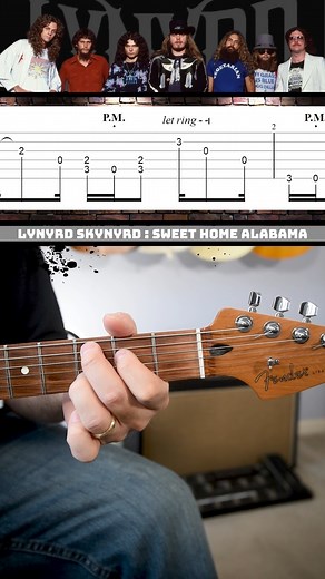 Chris Rupp | Guitar Coach on Instagram: "Sweet Home Alabama guitar riff by Lynyrd Skynyrd slowed down a bit. #lynyrdskynyrd #sweethomealabama #southernrock #guitar #guitarist #guitarplayer #guitarlife #guitarlick #guitarriff #guitarriffs #riff #riffwars #riffs #guitarmy #chrisrupp #guitarlesson #guitarlessons"