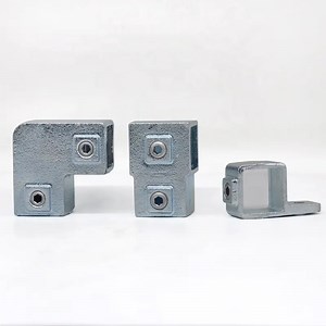 [Hot Item] 25*25mm Key Clamp Fittings Pipe Clamp Fittings Cast Iron Square Pipe Clamp