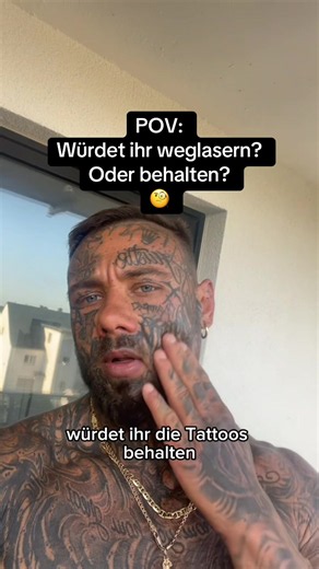 Was würdet ihr machen ? #pov #facetattoo #inked #fy #fitnesstok