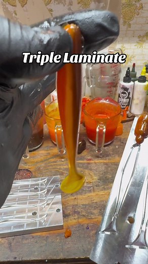 Wait until the end! I was trying to imitate a crawfish pattern on this one. What do you think, will it catch? #triplelaminate #custombaitmaker #basscandy #swimbaitfishing #customcolor #bassfishing #willitcatch