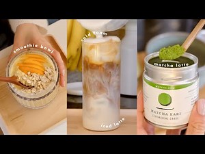 Cozy Drink Recipes | mocha latte, matcha latte, smoothie bowl! (from my ig + tiktok)