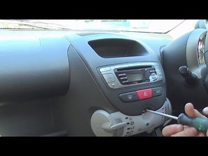 Radio Removal Peugeot 107 (2005-Present) | JustAudioTips
