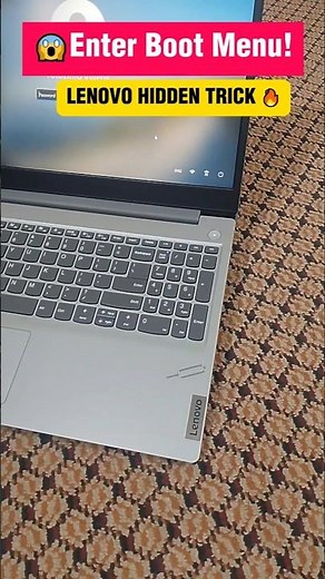 The easiest way to open Lenovo boot menu 🤯 #shorts #lenovo #tutorial