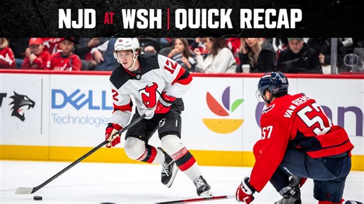 QUICK RECAP: Capitals 2, Devils 1