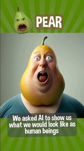 Asking AI to turn Annoying Orange characters into humans