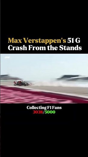 51G Impact: Max Verstappen's Near-Fatal Crash Caught Live