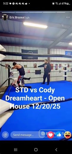 STD vs Cody Dreamheart - Open House Event 12/20/25 - Rize'N'CR8