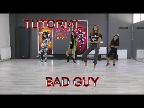 Billie Eilish - bad guy easy kid dance / zumba choreography BEGINNER STEPS ( TUTORIAL )