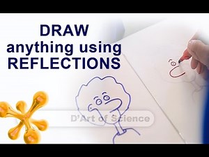How to Draw using glass reflection? | DIY Glass Art | DArtofScience