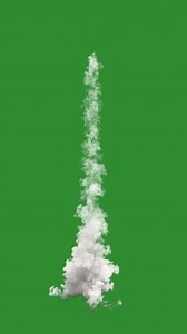 Smoke Rocket Launch On Green Background Stock Footage Video (100% Royalty-free) 3454225013 | Shutterstock