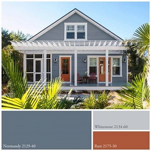 10K views · 158 reactions | Need some inspiration to refresh your exteriors? Full of versatility, each one of these exterior color schemes will deliver a unique look and feel to your home. For more ideas on combining colors, check out our new Exterior Collection card, available at your local Benjamin Moore retailer. | Benjamin Moore | Facebook
