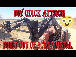 Shop Built Loader Bucket Quick Attach