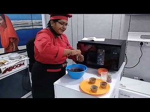 How to make eggless chocolate cake in LG microwave