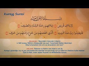 Kureyş Suresi ve Anlamı | Namazda Okunan Sureleri Ezberle
