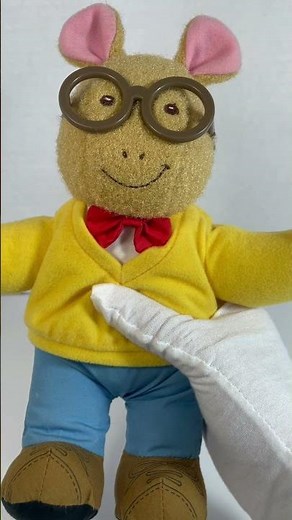 Vintage TALKING ARTHUR PLUSH Marc Brown PBS KIDS Playskool 1996 WORKS!