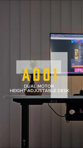 KOORUI Dual Motor Height Adjustable Desk Model: AD01 Motor Warranty: 06 Months Retail Price: Rs. 89,000.00 Available color combinations: • Yellow tops with black bases • Brown tops with black bases • White tops with white bases • Black tops with white bases Key Features: • Dual motor system for smooth and powerful height adjustment • Strong and stable performance with load capacity up to 100kg • Modern design suitable for office and gaming setups • Built-in control panel for easy operation • Und