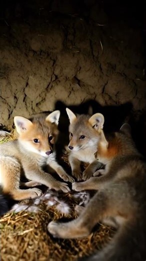 Fox POV: Inside a Hidden Underground Den 🦊 | Real Wildlife Experience