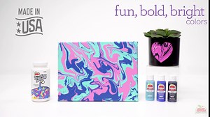 Apple Barrel PROMOABP22, 14 Piece Acrylic Set Featuring 13 Paints and 1 Pouring Medium, Multi, 16 Ounces