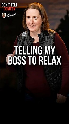 "Telling My Boss to Relax" 🎤: Janet McNamara | ‪@Jmcnamara123‬ | Full Video on our Channel!