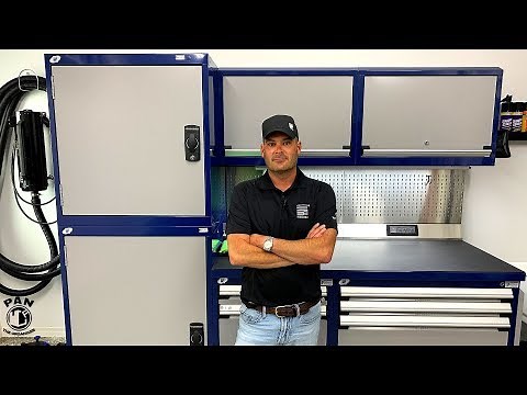 ROUSSEAU METAL GARAGE CABINETS AND TOOLBOX !!