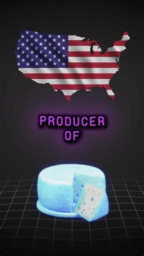 🧀 Is the United States the largest producer of cheese? #shorts #quiz #geography
