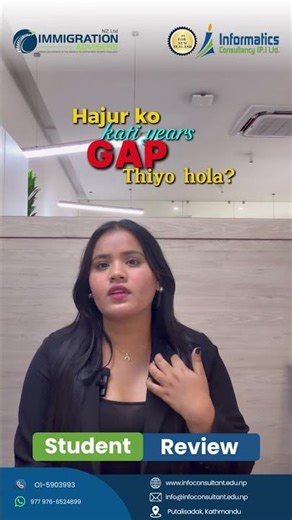 Rojina Karki didn’t just receive her visa she shared her wonderful experience with us too! ❤️||