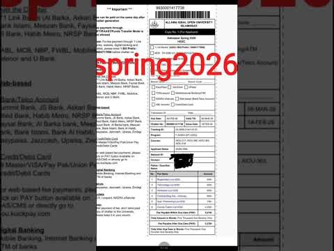 aiou steps after admission confirmation,aiou exam,books,quiz,assignment,workshop schedule aiou,the a