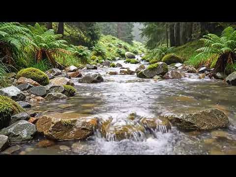 Relaxing Forest Stream Sounds | Peaceful Nature Ambience for Sleep, Study & Stress Relief