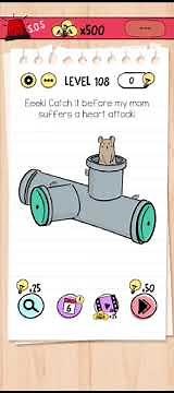 Brain Test Level 108 Walkthrough