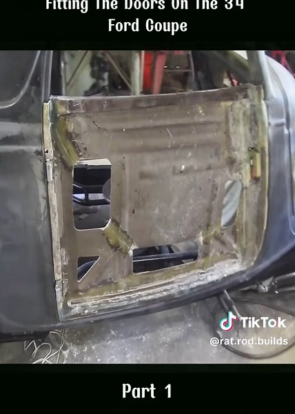 Fitting The Doors On The 34 Ford Coupe | Part 1 #ratrod #hotrod #DIY