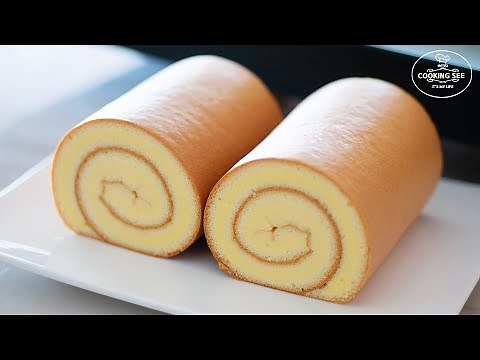 How to make swiss roll cake / Basic roll cake Recipe / Easy roll cake