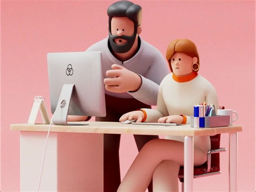 【动态视觉鉴赏】C4D卡通趣味动画短片 Superfiction — Workers: Designer by Agent Pekka