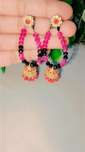 Diy Earrings using safety pin🧷✨| How to make easy earring #shorts #creative #ytshorts #trending #fyp