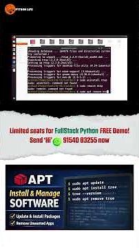 sudo apt Install Command in Linux Explained Easy | Linux Commands | PythonLife