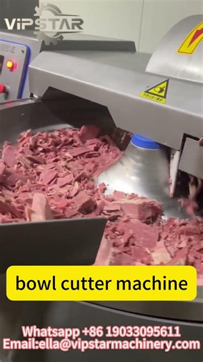 bowl cutter chopper machine #vipstarmachinery #foodmachinery #frozenmeatcutter #machine