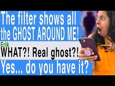 A Secret Snapchat Filter That Shows REAL GHOSTS AROUND YOU!! (Dark Matter #4 | Hooked Scary Text)