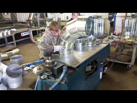 elbow duct maker done the right way