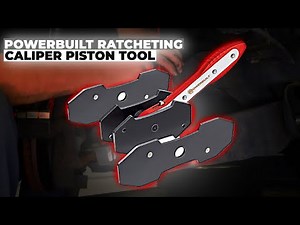 Powerbuilt Ratcheting Caliper Piston Tool Video