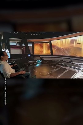 Ultra-realistic display feels like you're really there