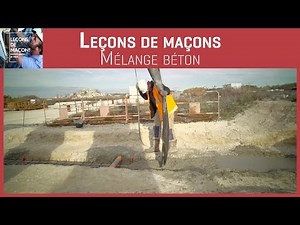 Good practices in masonry - Concrete mix