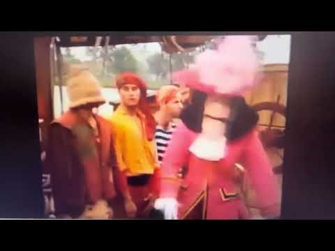 Beach party at Walt Disney world - Captain Hook and Mr. Smee